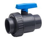 PVC Single Union Ball Valve Tow Colors