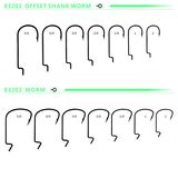 Top Quality Hot Sale Offset Shank Worm Fishing Hook