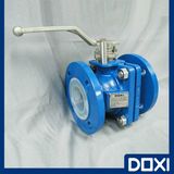 Teflon PTFE PFA FEP Lined Ball Valve for Chemical Industry