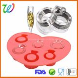 Factory Wholesale Diamond Shape Silicone Ice Cube Mold Tray