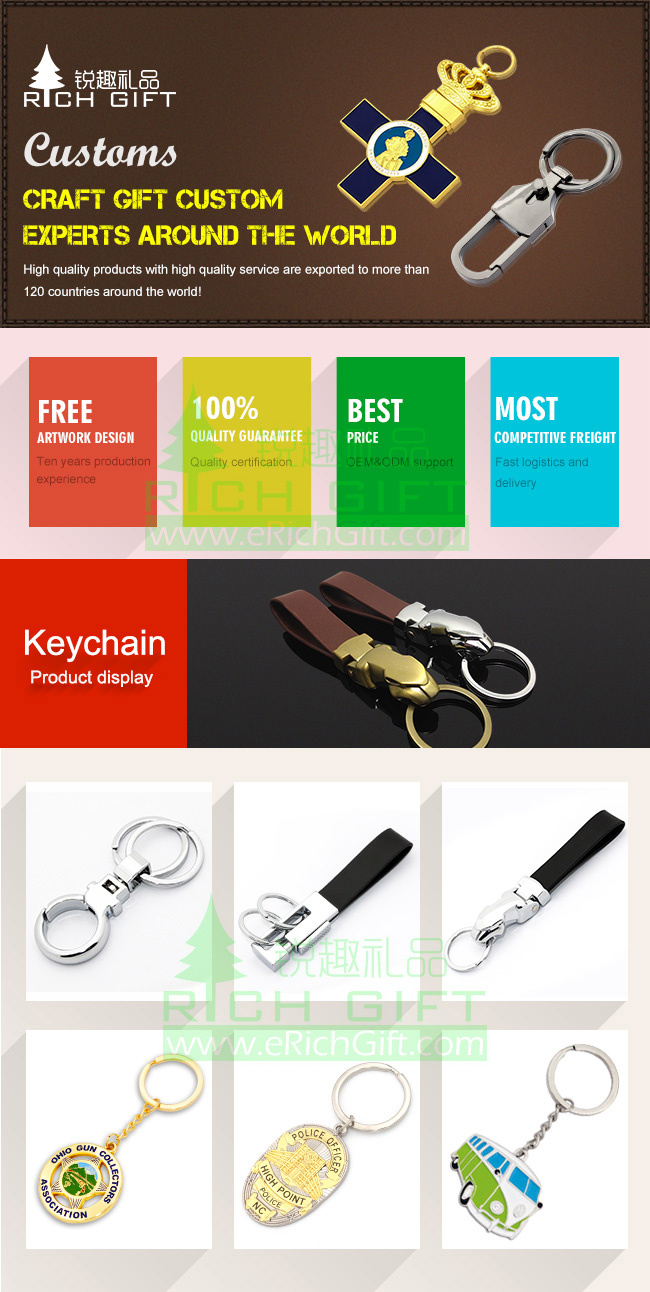 Manufacture Custom Fashion Leather/PVC/Holder/Acrylic/Metal Car Logo Key Chain/Bottle Opener Keyring for Promotional Gifts