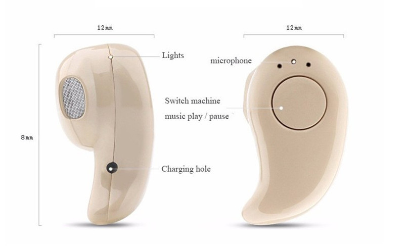 S530 V4.1 Mini Wireless Bluetooth Earphone, Sport Bluetooth Headphone, Wireless Headset Bluetooth Earphone with Mic for iPhone