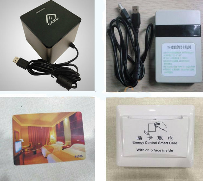 High Security Zinc Alloy Electronic Door Lock RFID Hotel Management System Smart Door Lock